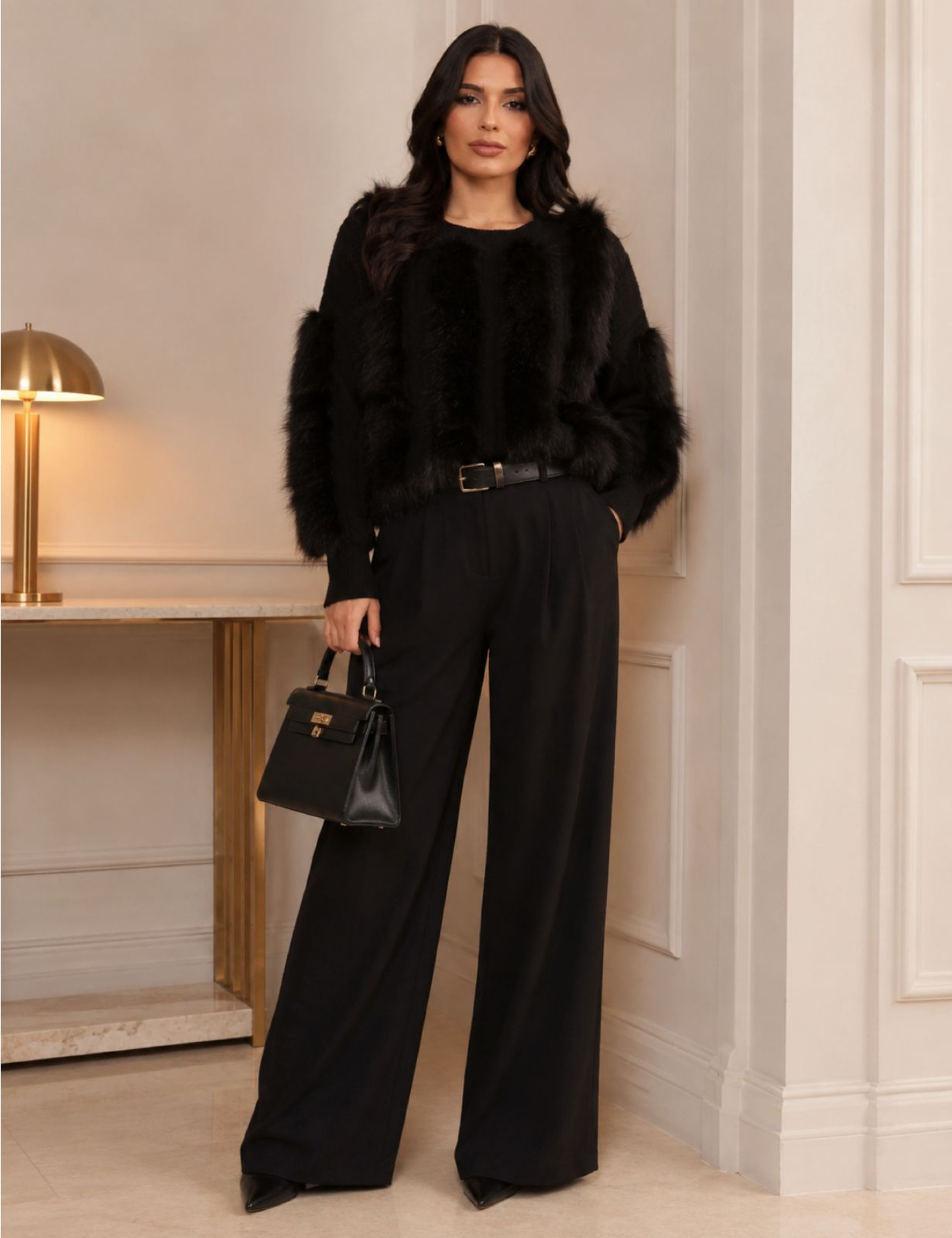 BLUSA TRICOT ARETHA PRETO