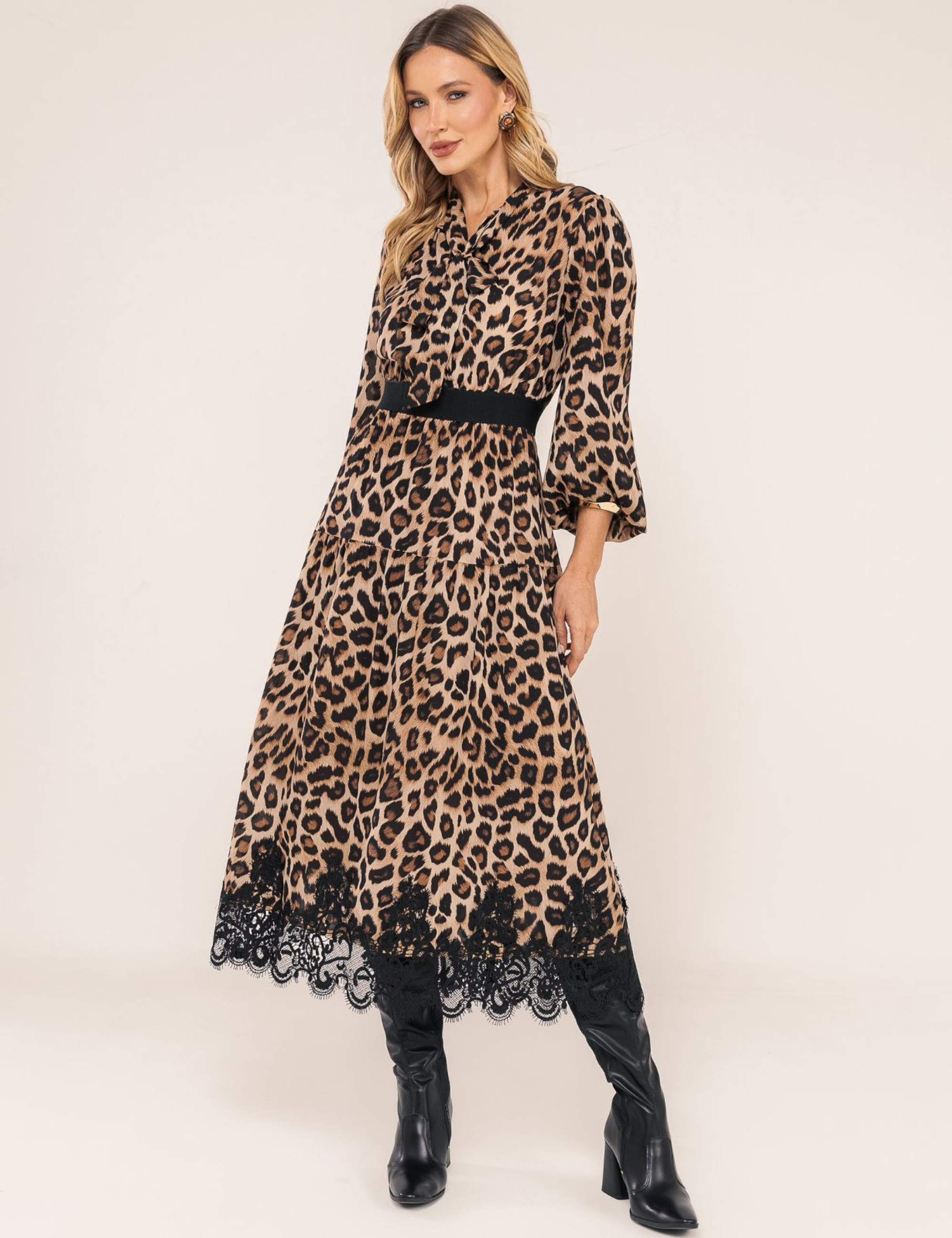 VESTIDO KIARA ANIMAL PRINT