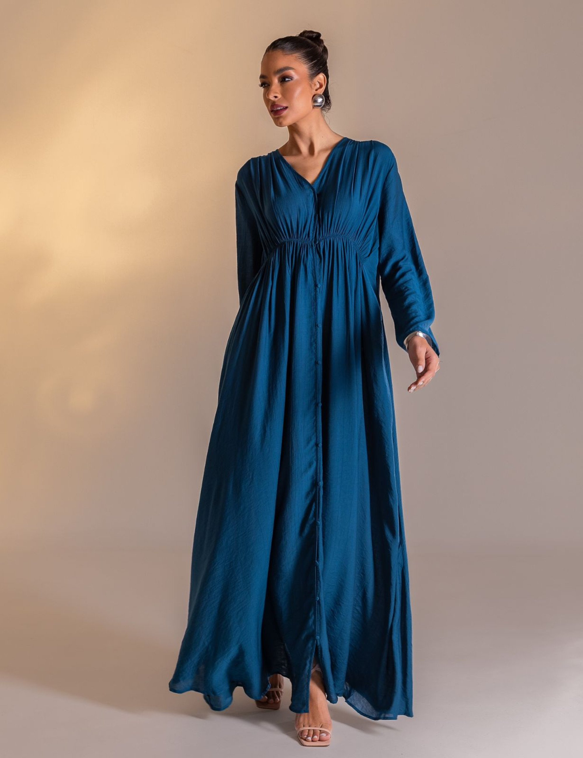 VESTIDO LONGO MIRELLA AZUL