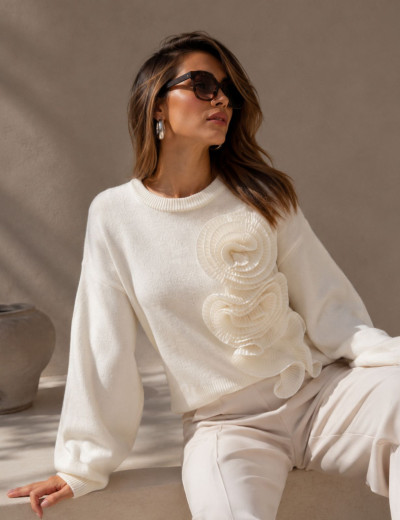 BLUSA FLORES FLORENCE OFF WHITE