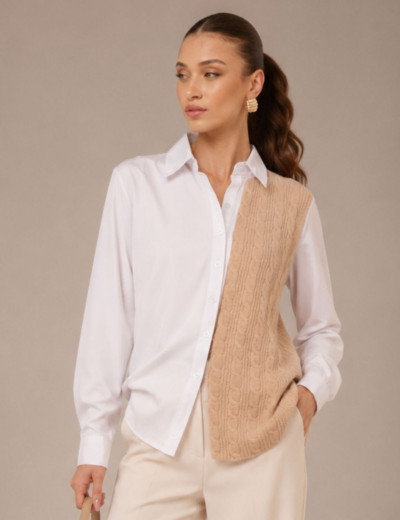 CAMISÃO COMPOSÊ CRUELA BEGE