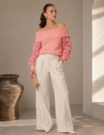 BLUSA OMBRO A OMBRO ZOE ROSA