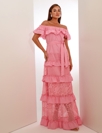 VESTIDO OMBRO A OMBRO GIOVANA ROSA