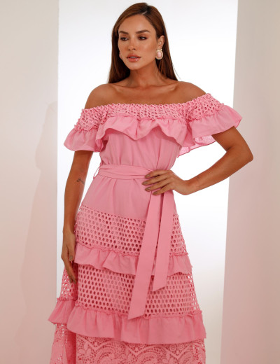 VESTIDO OMBRO A OMBRO GIOVANA ROSA