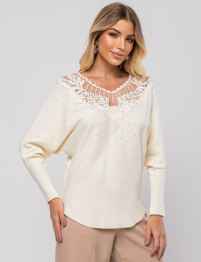 BLUSA AMPLA ANGEL OFF WHITE