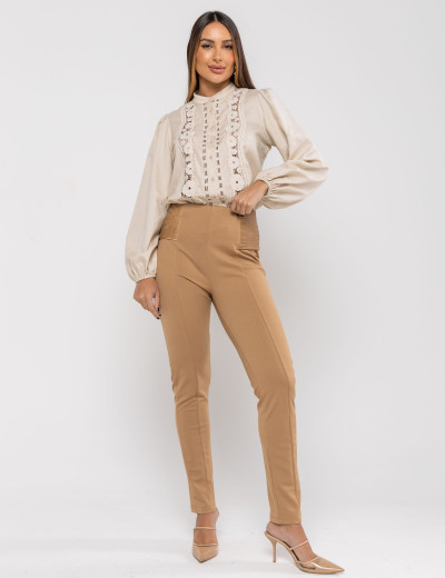 CALÇA MONTARIA JOYCE BEGE