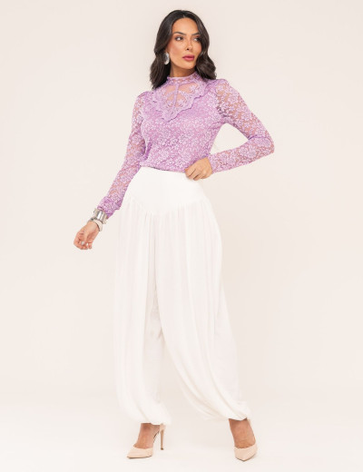 CALÇA ALADIM DANIELA OFF WHITE