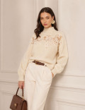 BLUSA BORDADA MEL OFF WHITE