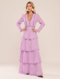 VESTIDO LONGO LAISE PÉROLA LAVANDA