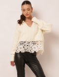 BLUSA TRICOT AMPLA HADASSA OFF WHITE