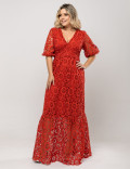 VESTIDO HELENA PLUS VERMELHO