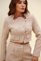 CONJUNTO TWEED GRAZI  BEGE