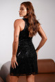 Vestido Regata Tule Chanel Preto