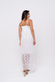 Vestido Renda Longo Leah Off White