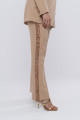 Conjunto Alfaiataria Paetê Melissa Bege