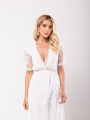 Vestido Bordado Floral Danielle Off