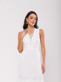 Vestido Longo Bordado Mariana  Off White