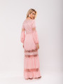 Vestido Detalhes Renda Brigitte Rosa