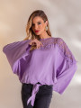 BLUSA EM VISCOSE ARIELA LAVANDA
