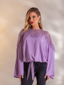 BLUSA EM VISCOSE ARIELA LAVANDA