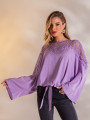 BLUSA EM VISCOSE ARIELA LAVANDA