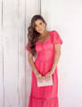 Vestido Laise Botões Lara Pink