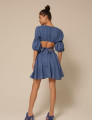 Conjunto Linho Amarração Lívia Azul