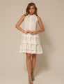Vestido Chemise Sem Manga Lorena Off