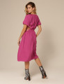 Vestido Midi Assimétrico Márcia Pink