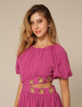 Vestido Midi Assimétrico Márcia Pink