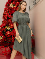 Vestido Mangas Balonê Francis Verde