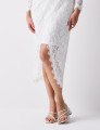 Vestido Renda Transpassado Elis Off White