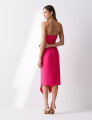Vestido Crepe Assimétrico Louise Pink