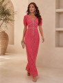 Vestido Renda Strass Fernanda Rosa