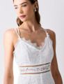 Macacão Renda Cruzado Letícia Off White