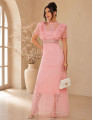 Vestido Renda Poá Nina Rosa