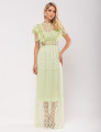 Vestido Renda Poá Nina Verde