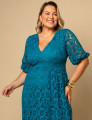 VESTIDO HELENA PLUS AZUL