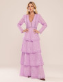 VESTIDO LONGO LAISE PÉROLA LAVANDA