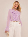 CAMISA BABADOS NOIR LAVANDA