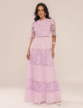 VESTIDO LONGO EM RENDA EMMA LAVANDA