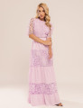 VESTIDO LONGO EM RENDA EMMA LAVANDA