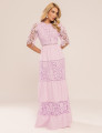 VESTIDO LONGO EM RENDA EMMA LAVANDA