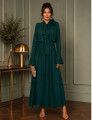 VESTIDO CREPE BELLE VERDE