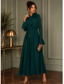 VESTIDO CREPE BELLE VERDE