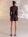 CONJUNTO ALFAIATARIA PERLA MARROM