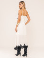 VESTIDO DE ALÇA ISABELA OFF WHITE