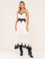 VESTIDO DE ALÇA ISABELA OFF WHITE