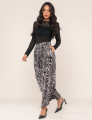 CALÇA ALADIM AIMAL PRINT KIARA PRETA