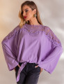 BLUSA EM VISCOSE ARIELA LAVANDA